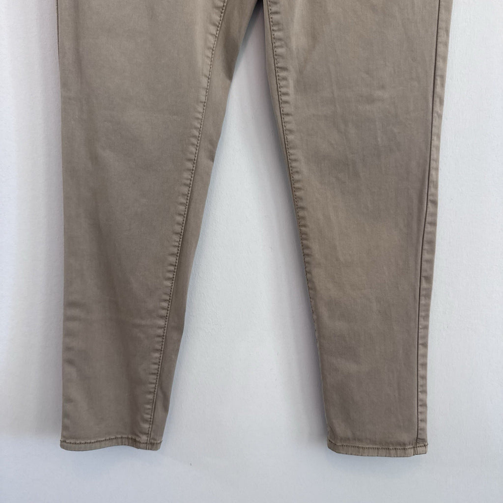 American Eagle Stretch Khaki Pants Women’s Size 8 Short Tan Skinny Casual