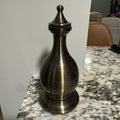 Vintage ornate Solid Brass Pillar Bronze Tone Finish