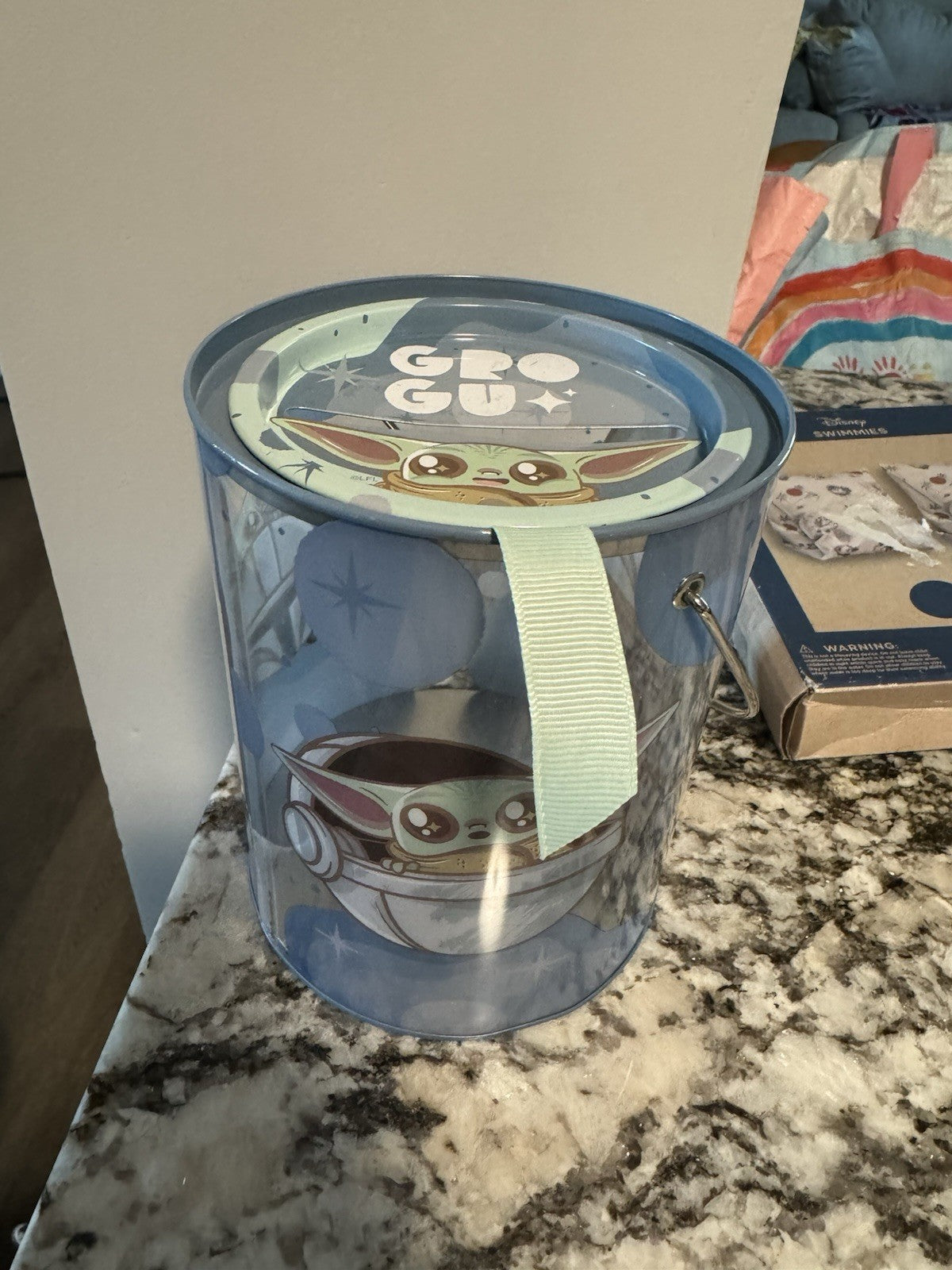 Star Wars Kids Baby Yoda Valentine Card Holder Bucket- The Tin Box Company