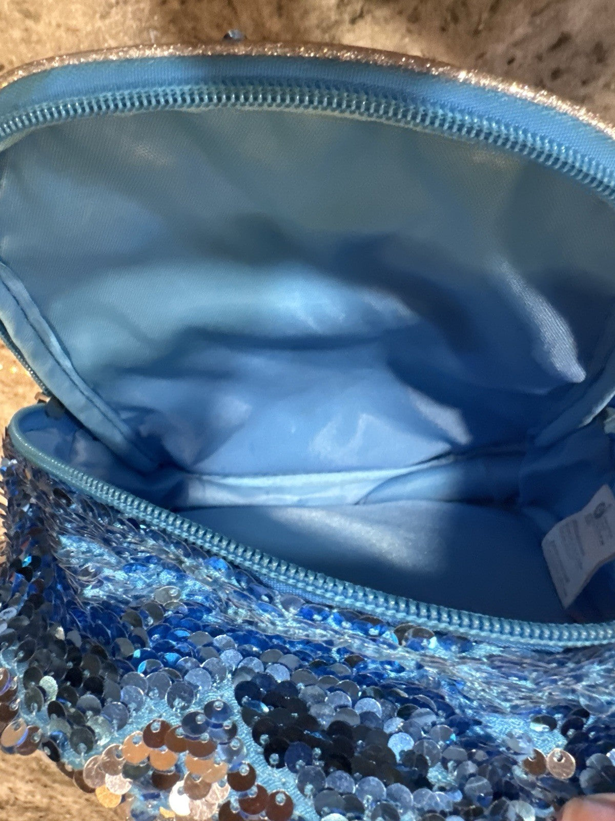 Disney 100 Years of Wonder Mini Backpack Tote Bag Sack Confetti Gold Accents