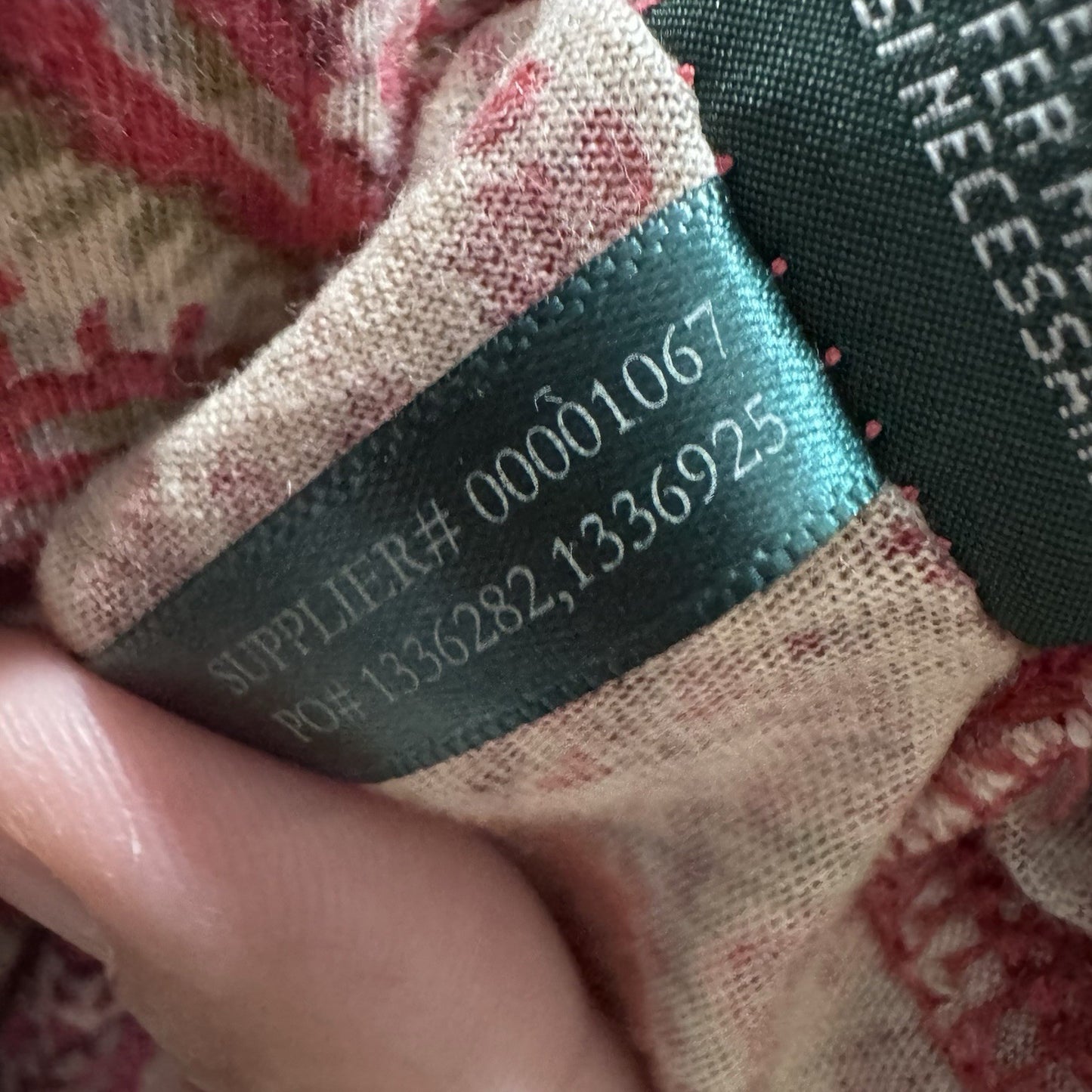 Lauren Ralph Lauren LRL Red Paisley Ruffle Blouse Women’s Large Cotton Top