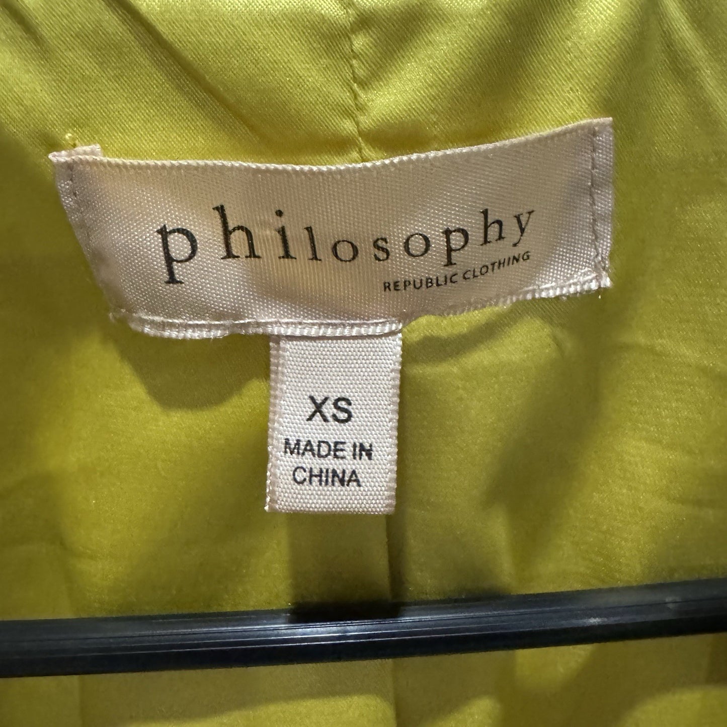 Philosophy Jacket Women's  Faux Suede Moto Blazer S Zippers Size Small