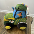Tony Lamaze John Deere Clip & Go Tractor Baby Plush Stroller Crinkle Toy