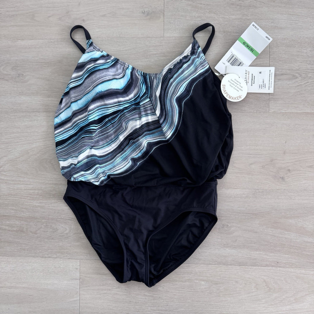 Coco Reef Contours Shapemaker One Piece 10 34C/D NWT Tummy Control