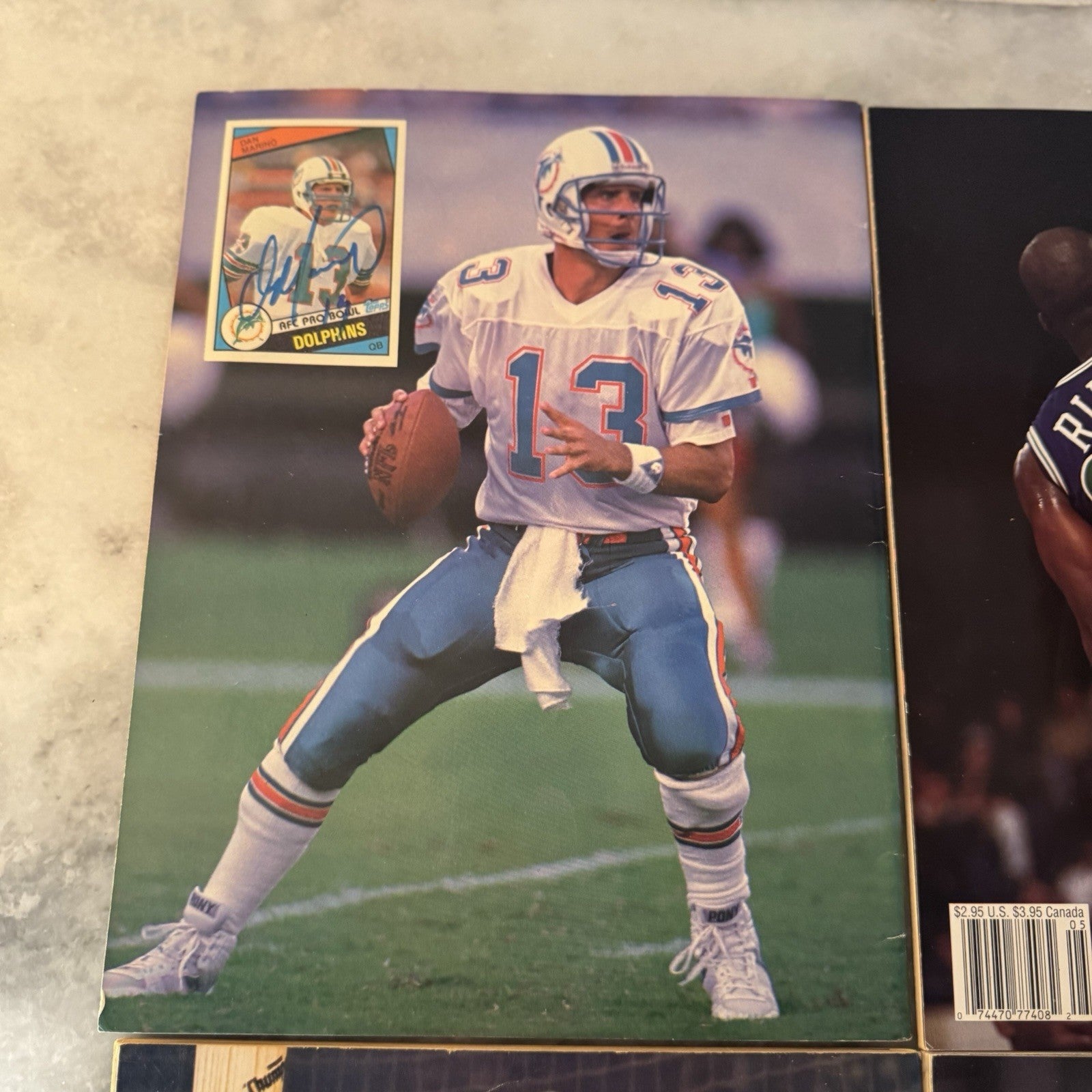 Vintage Beckett Sports Card Magazine Lot of 6 Marino Favre Shaq Hardaway Issue 1
