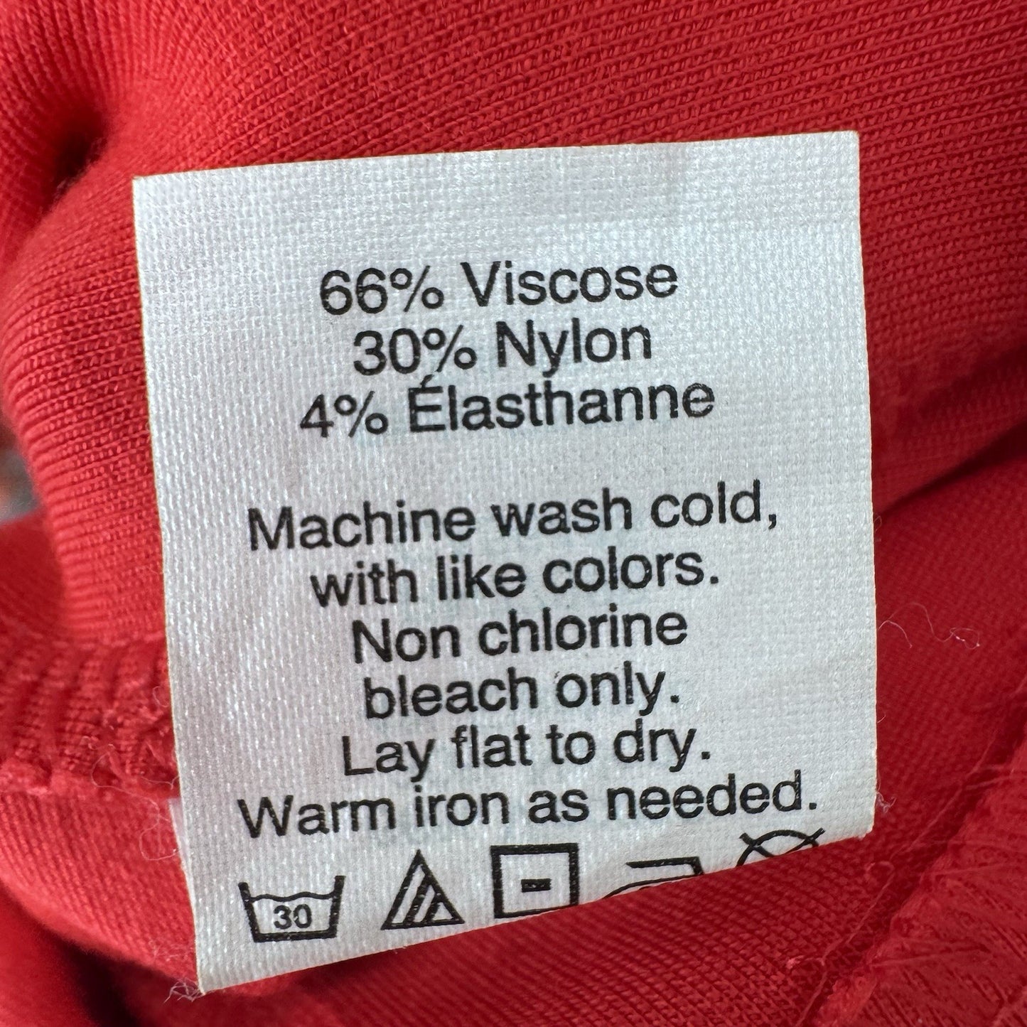 J.Crew Women’s Small Red Long Sleeve Shift Dress Back Zip Stretch Knit 