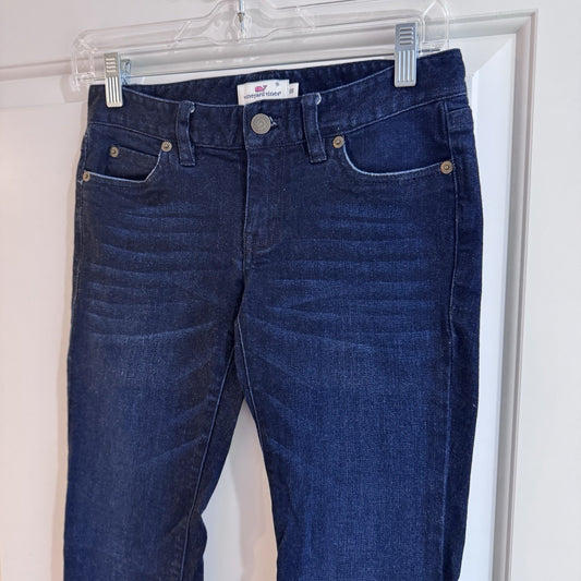 Vineyard Vines Womens Skinny Jeans Size 00 Dark Wash Stretch Denim