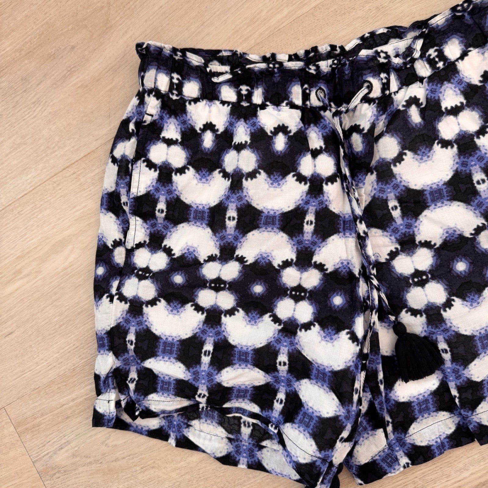 Talbots XS Shorts Bundle Lot 3 Tropical Pull On Summer Casual Linen