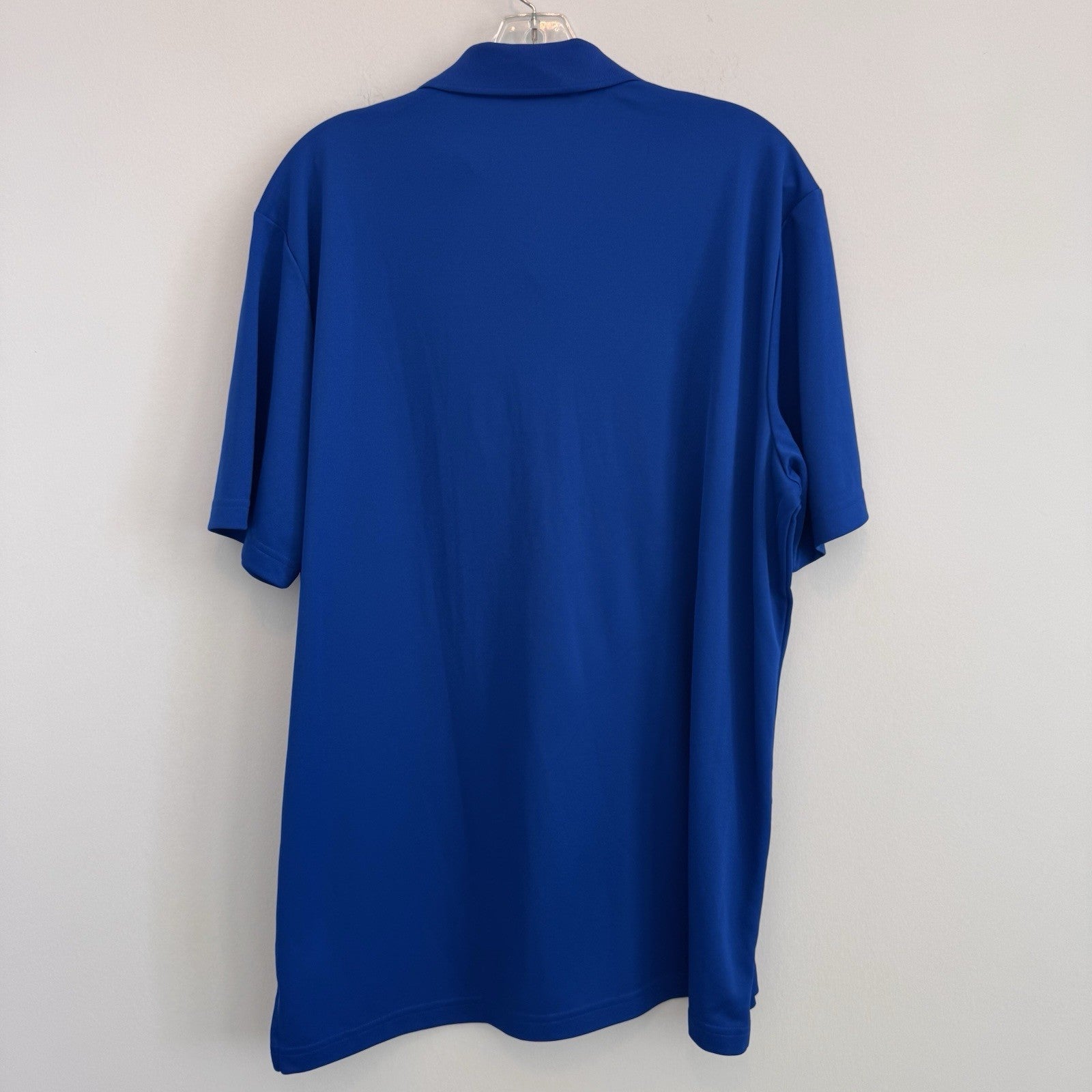 Adidas Golf Men’s XL Blue Grey Goose Vodka UPF 50+ Short Sleeve Polo Shirt
