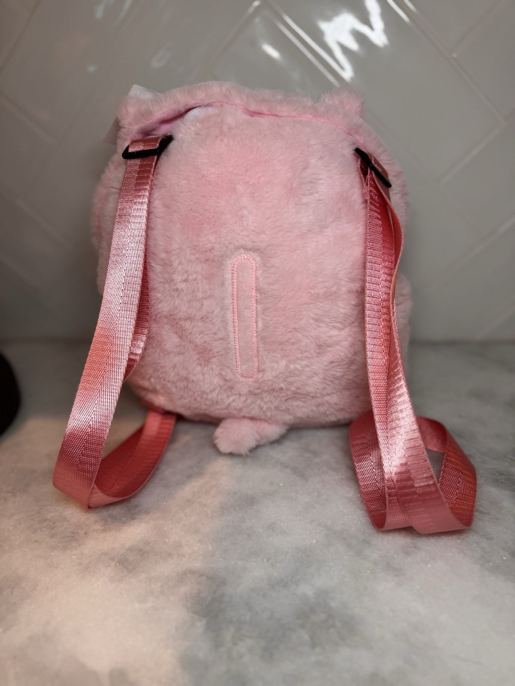 Disney Pixar Toy Story Hamm Plush Backpack – Pink Piggy Bank Bag - NWT 7inX10in