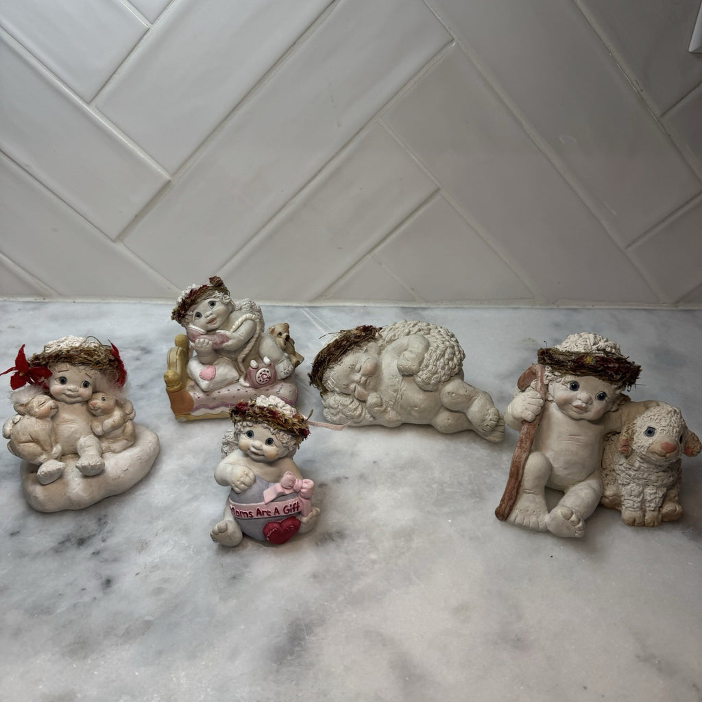 Dreamsicles Figurines Lot Cast Art Industries Cherub Angelina’s Christmas Decor