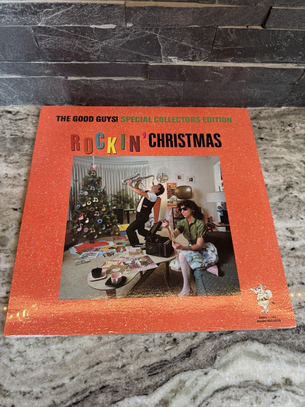Rockin Christmas The Good Guys Collectors Edition Xmas LP Rhino Records Wrapped