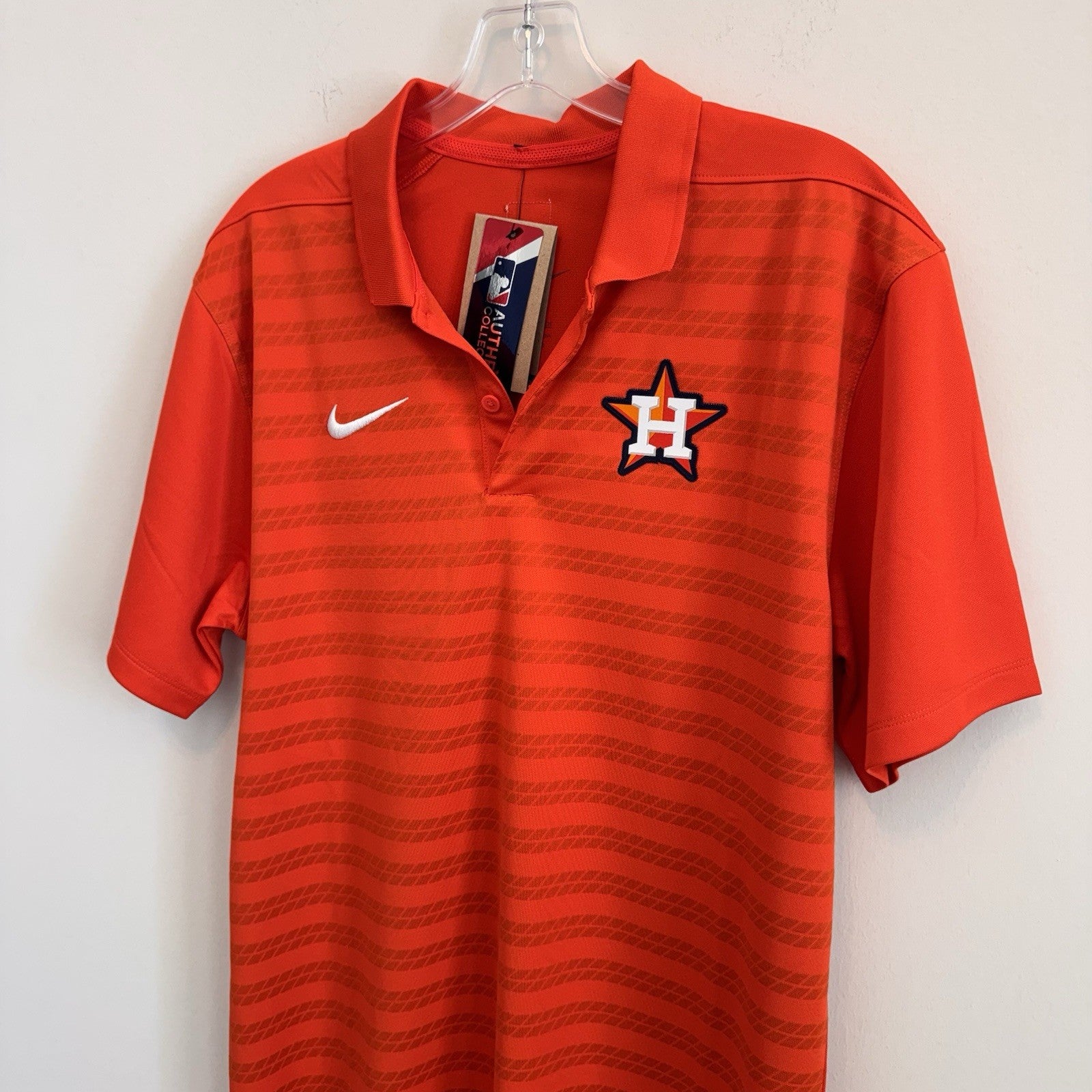 Nike Houston Astros MLB Authentic Collection Dri-Fit Polo Shirt Men’s Small NWT