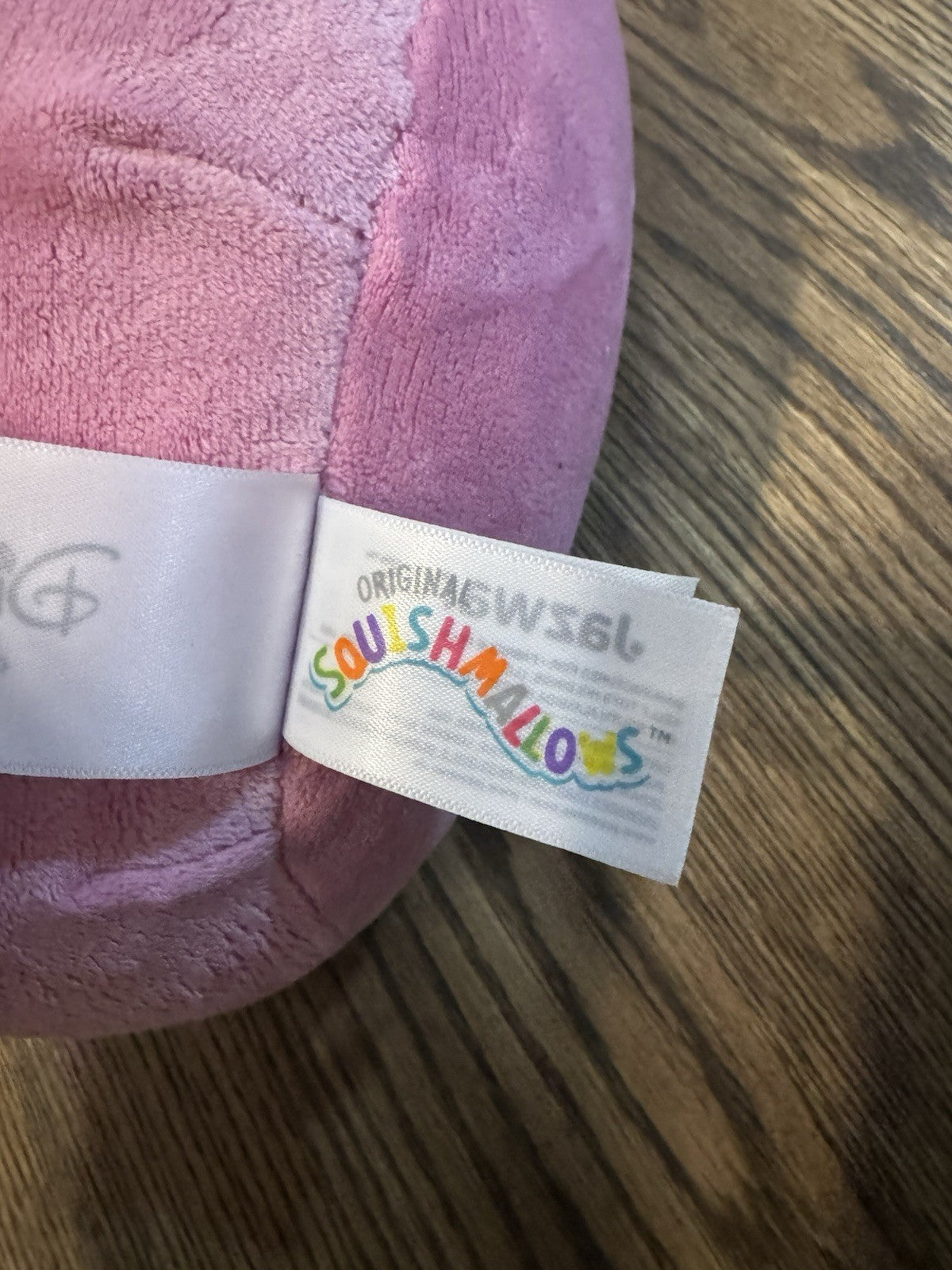 Rare Disney Squishmallows Angel 8” Plush Pink Stitch Companion Heart Sunglasses