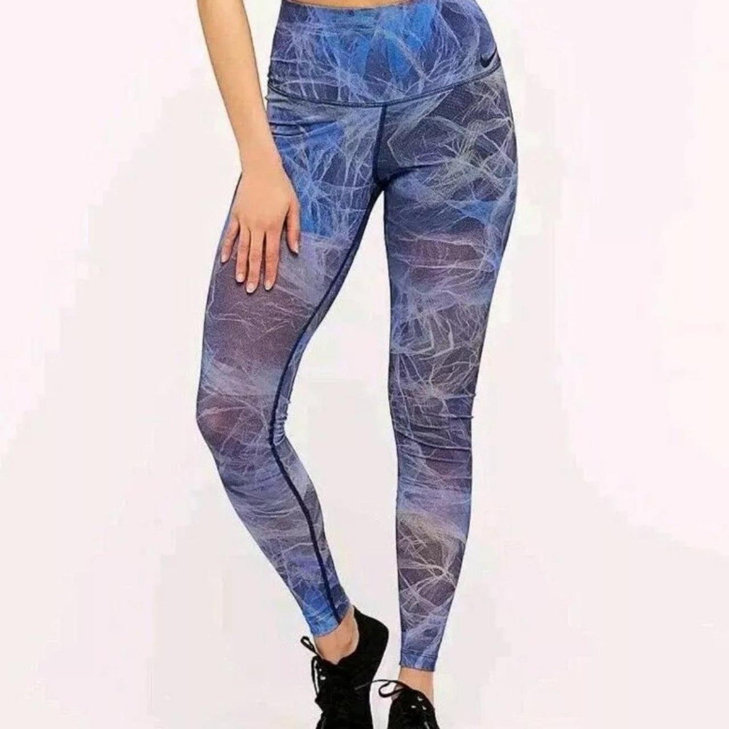 Nike Dri Fit Power Pocket HYPER Training Mesh Athletic Workout Tights Womens 2XL