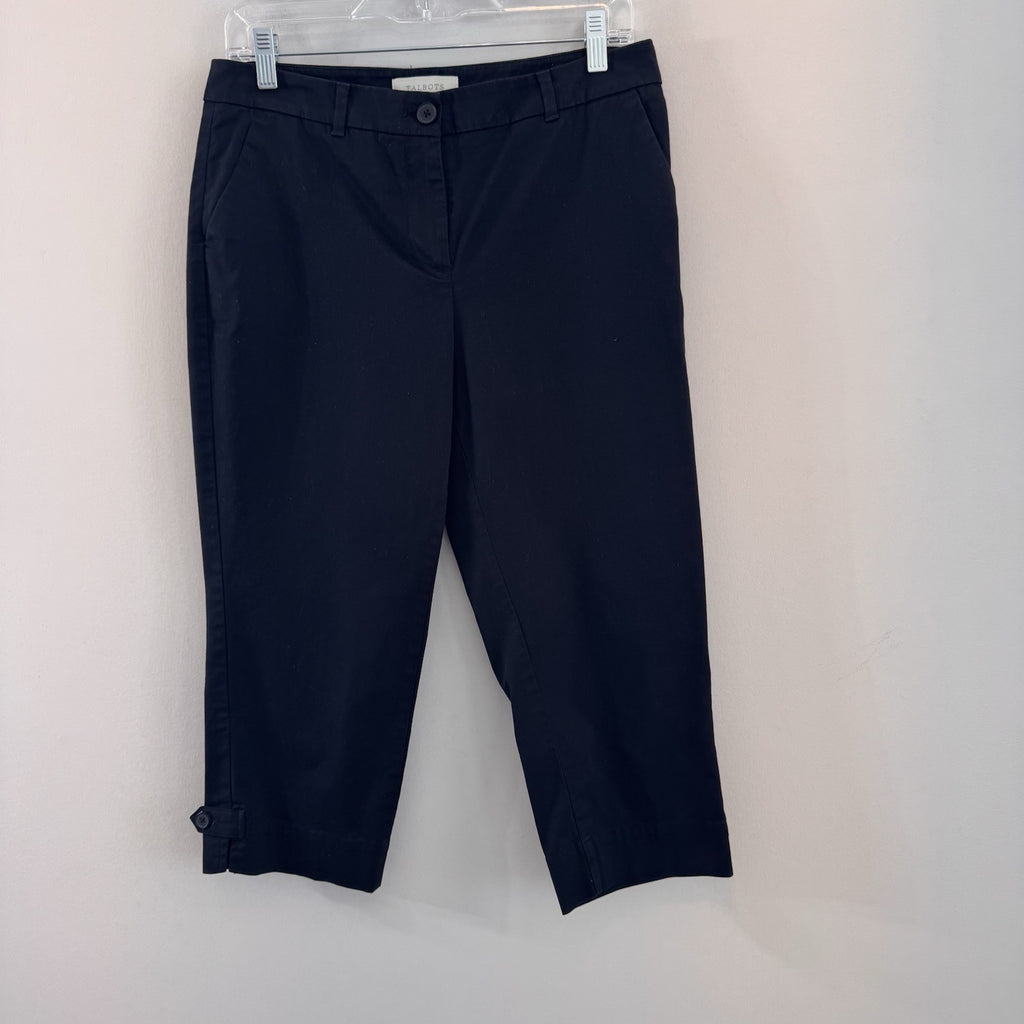 Talbots Petite 6P Lot Dress Skirt Capri Pants 4pc Blue Beige Work Casual