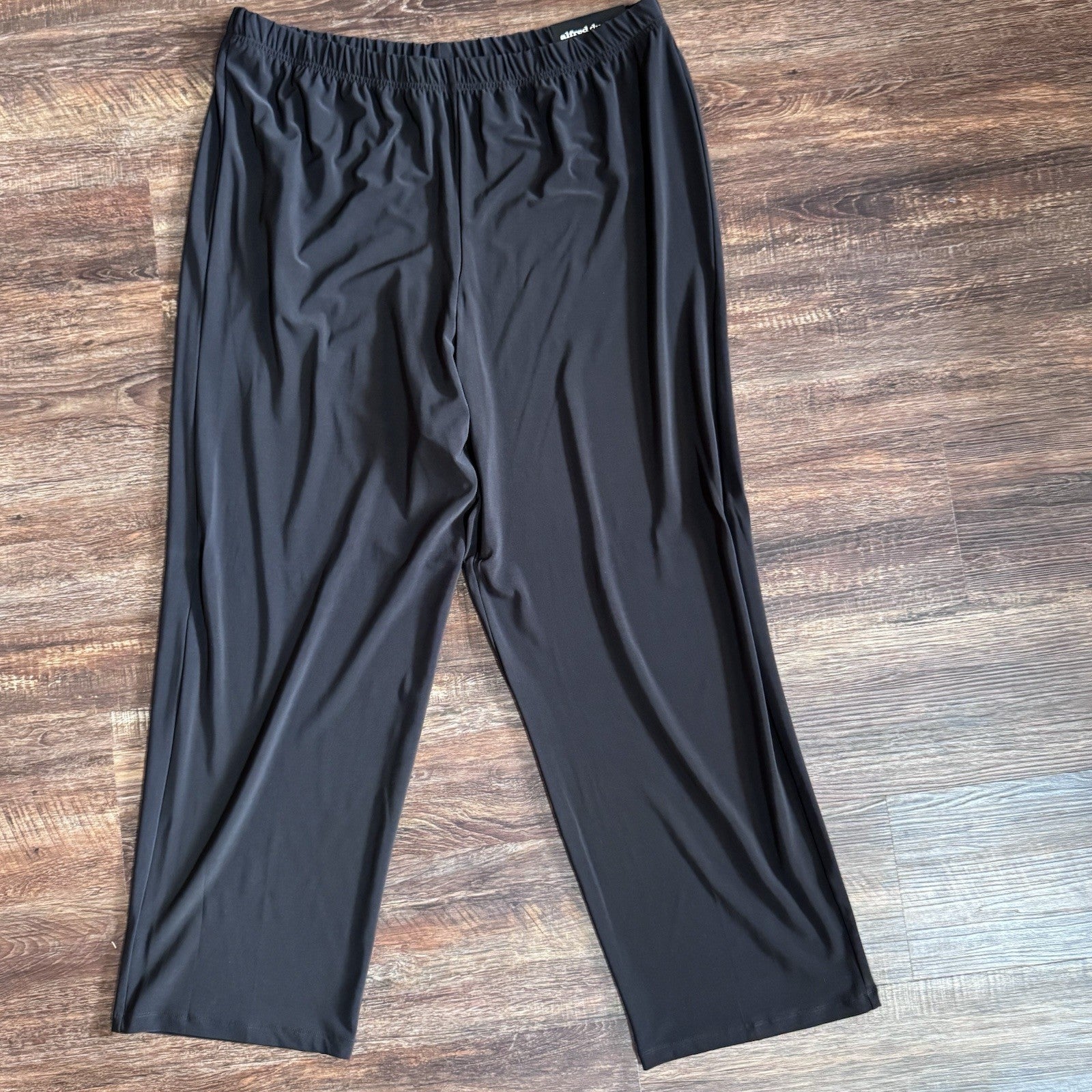 Alfred Dunner Classic Fit Pants Black Pull-On Comfort Waist Size 20 NWT Lesotho