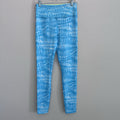 Lands’ End Women’s Leggings S/T 6-8 Blue Water Print Athletic Pants