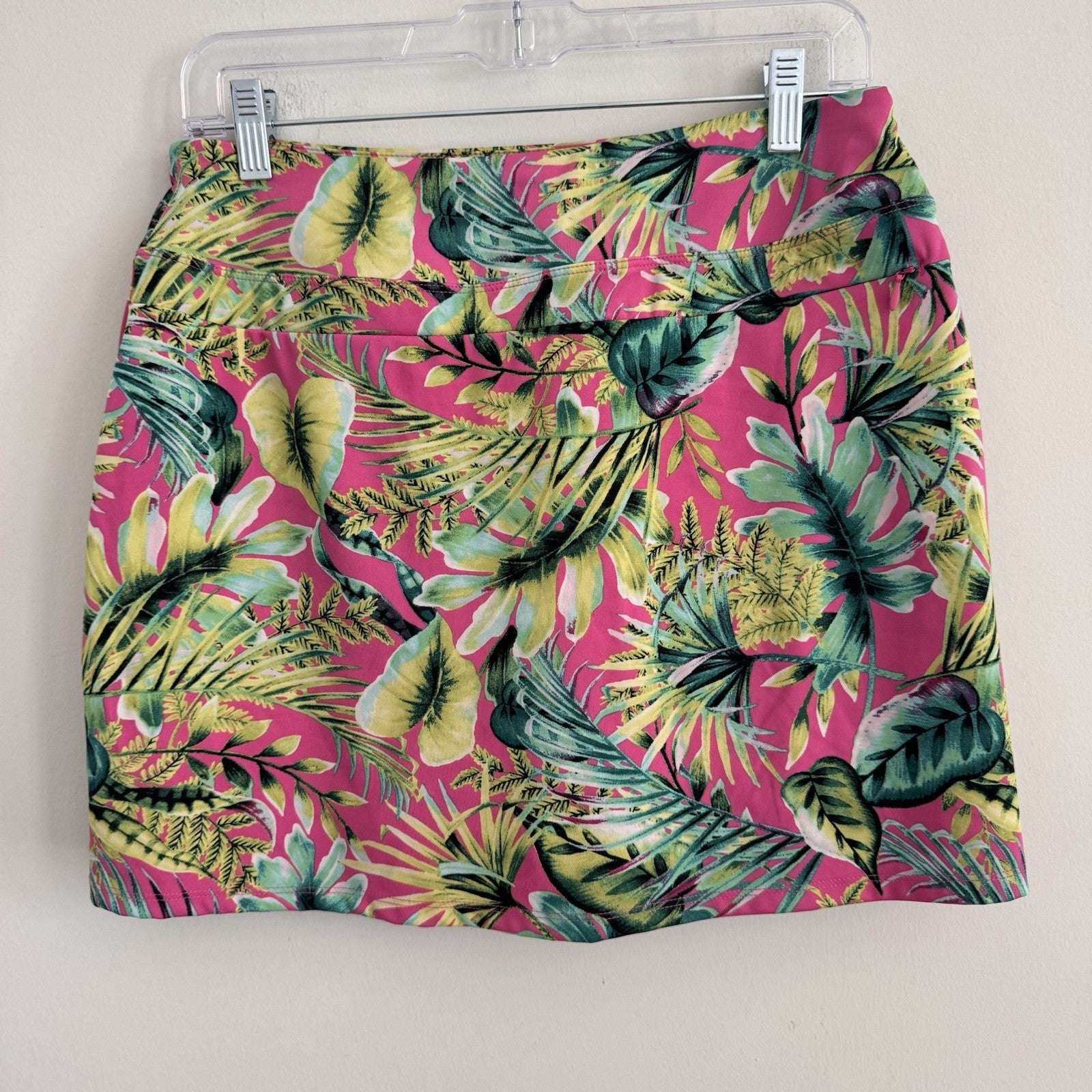 Tommy Bahama Golf Skort Womens Medium M Tropical Floral Pink Active Skirt