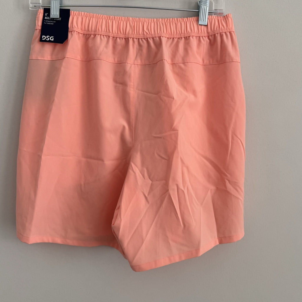 DSG Men's 6" Agility Woven Shorts Pink Ray Athletic Fit Size Small NWT Dicks