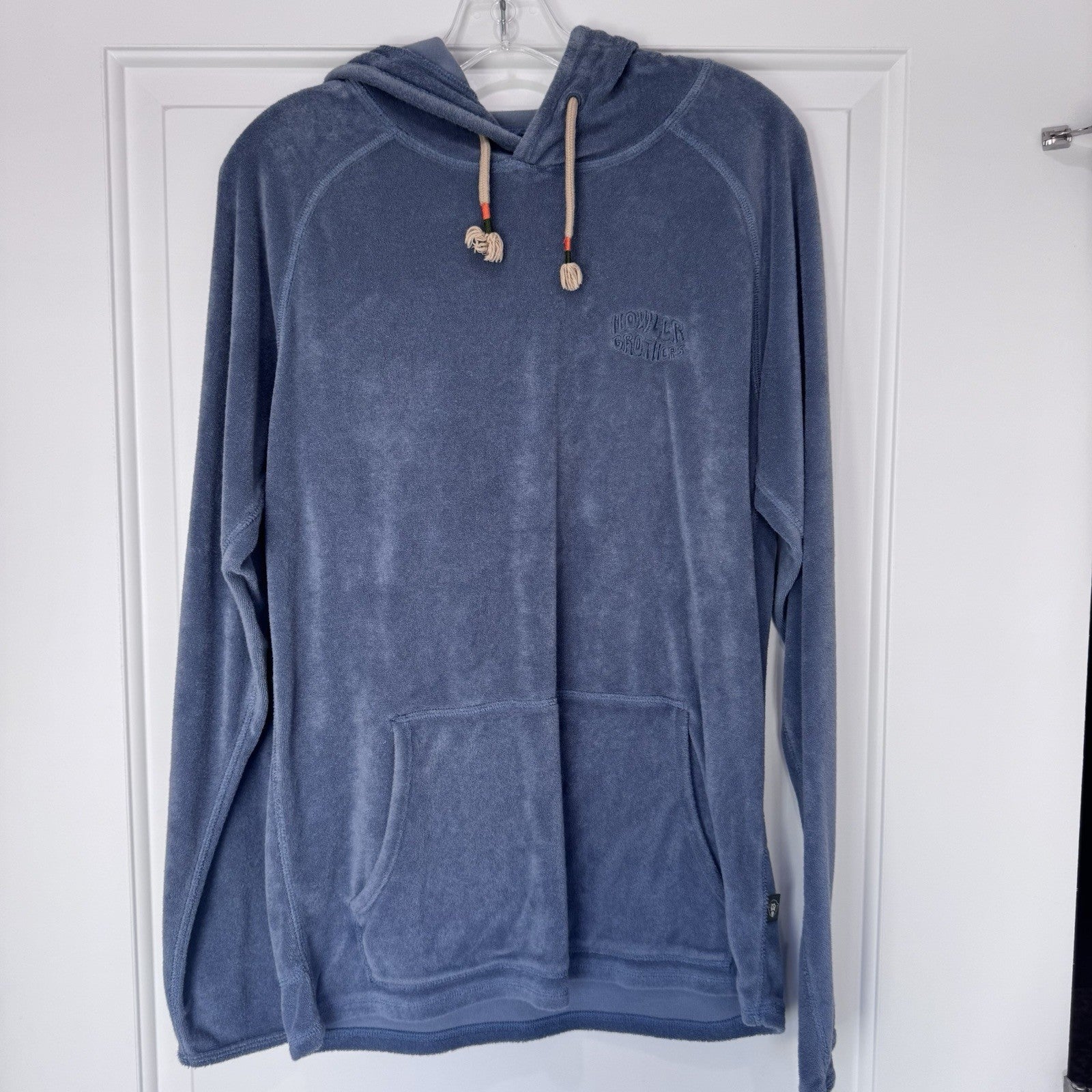 Howler Brothers Terry Cloth Hoodie – Men’s Small – Blue – Pullover