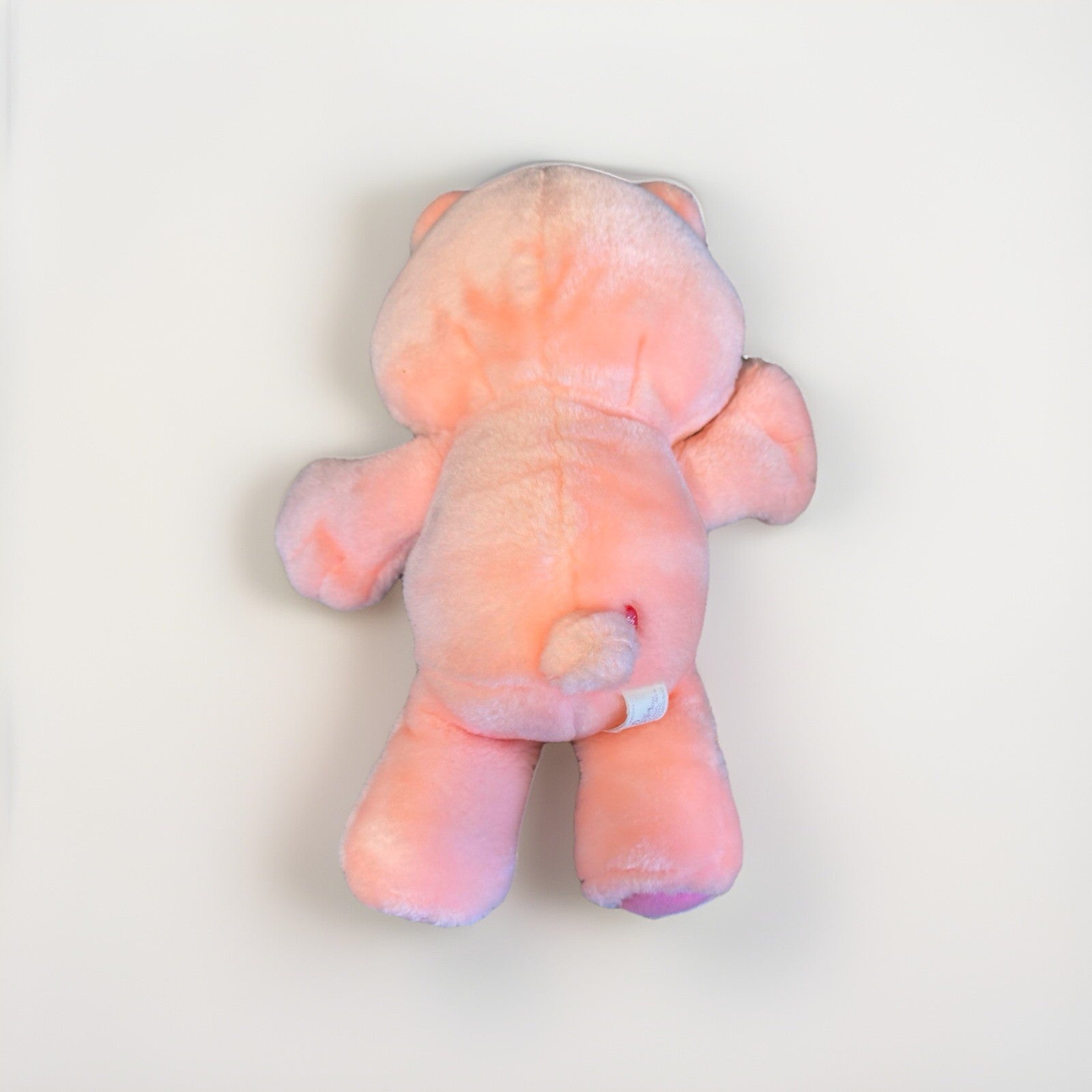 VTG 1991 Care Bears Environmental Cheer Bear Rainbow Ocean 13" Plush Peach Pink