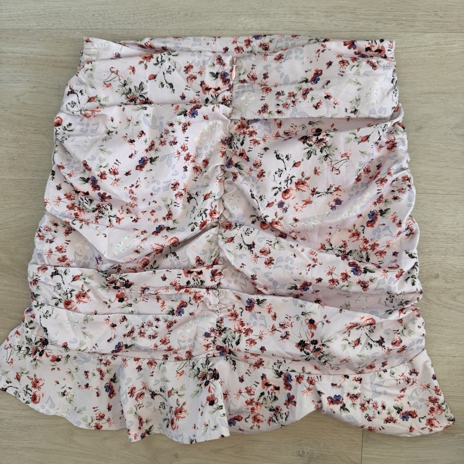 Princess Polly Floral Ruched Mini Skirt US 8 Cottagecore Women’s