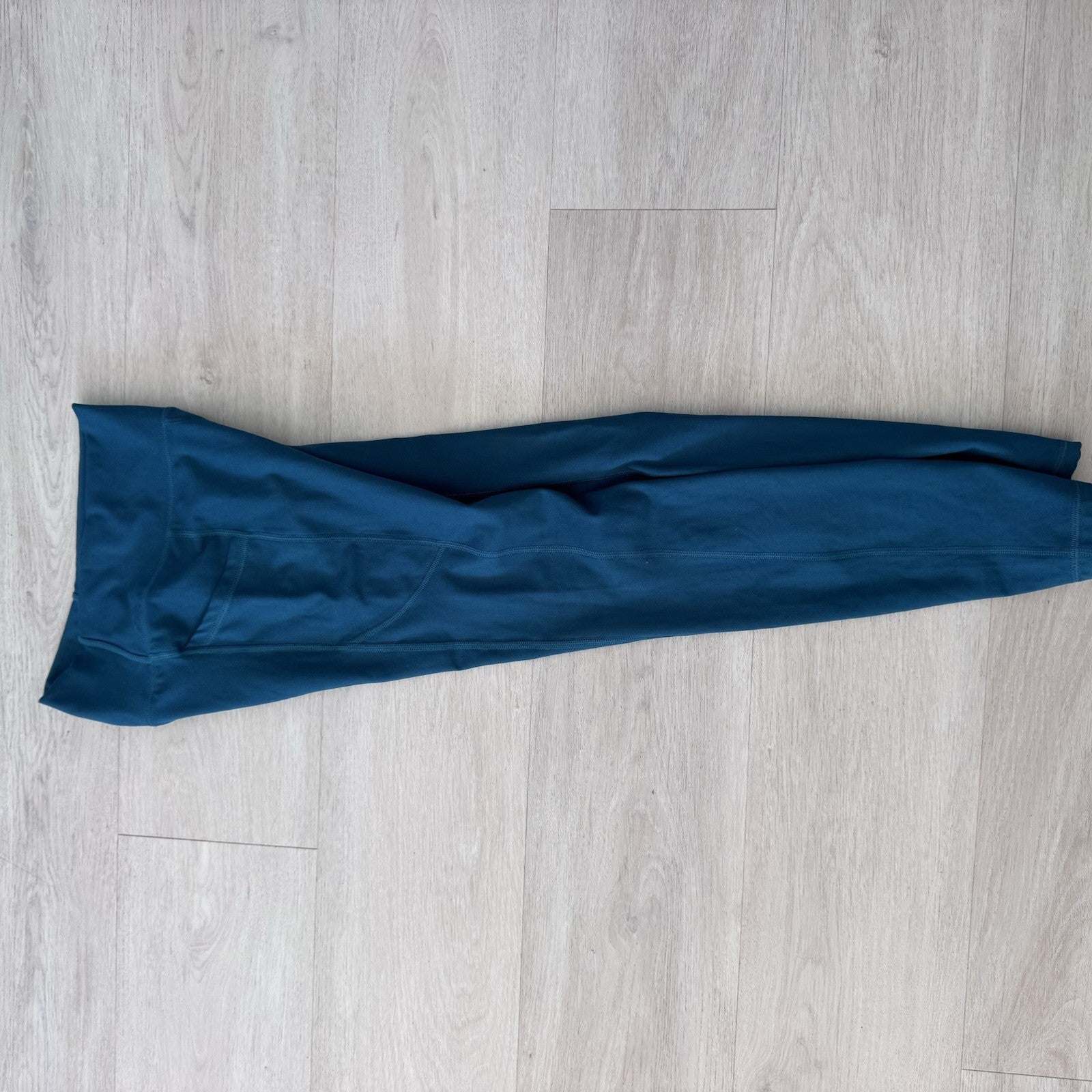 Gilly Hicks Leggings Women Small Teal High Rise Stretch Recycled Activewear 