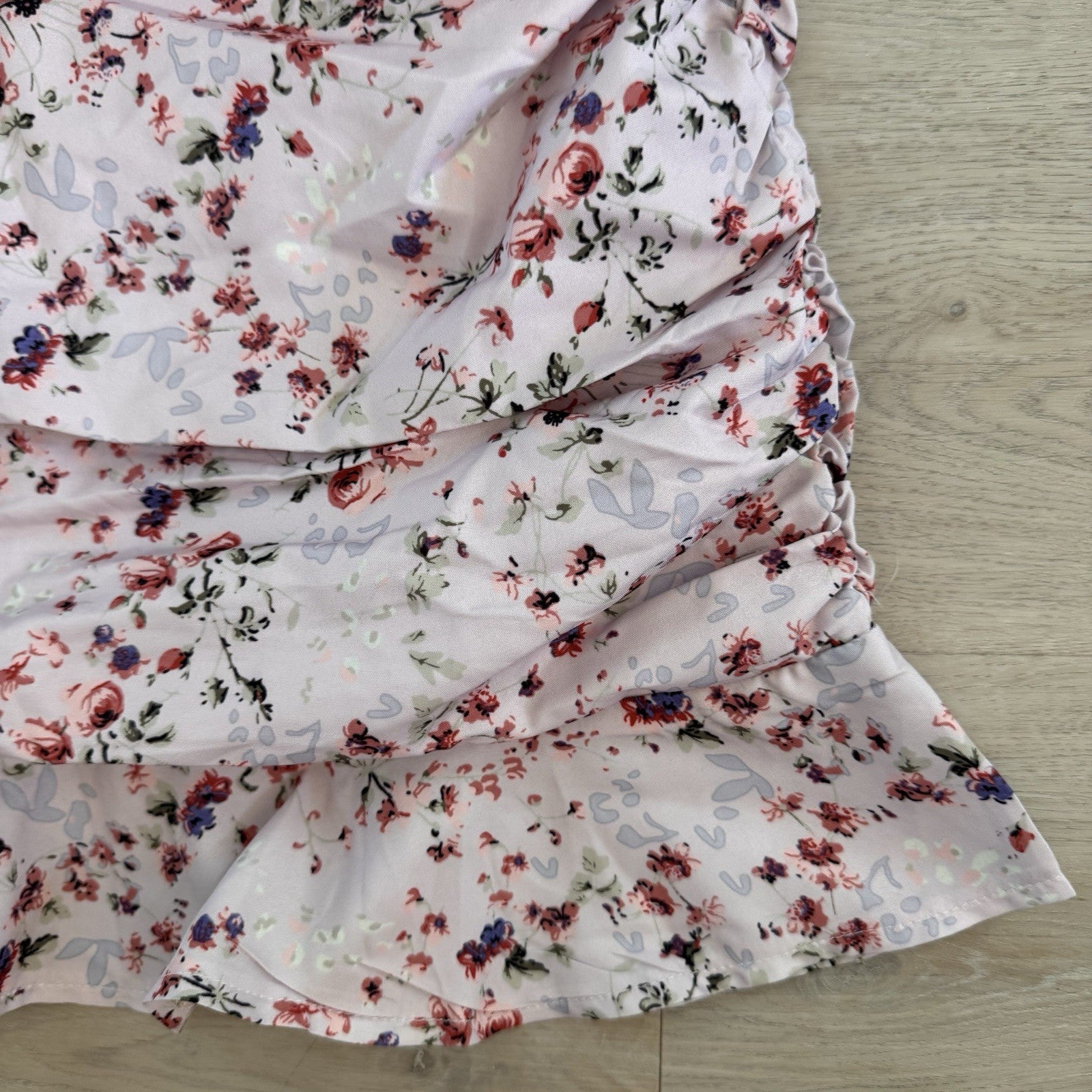 Princess Polly Floral Ruched Mini Skirt US 8 Cottagecore Women’s