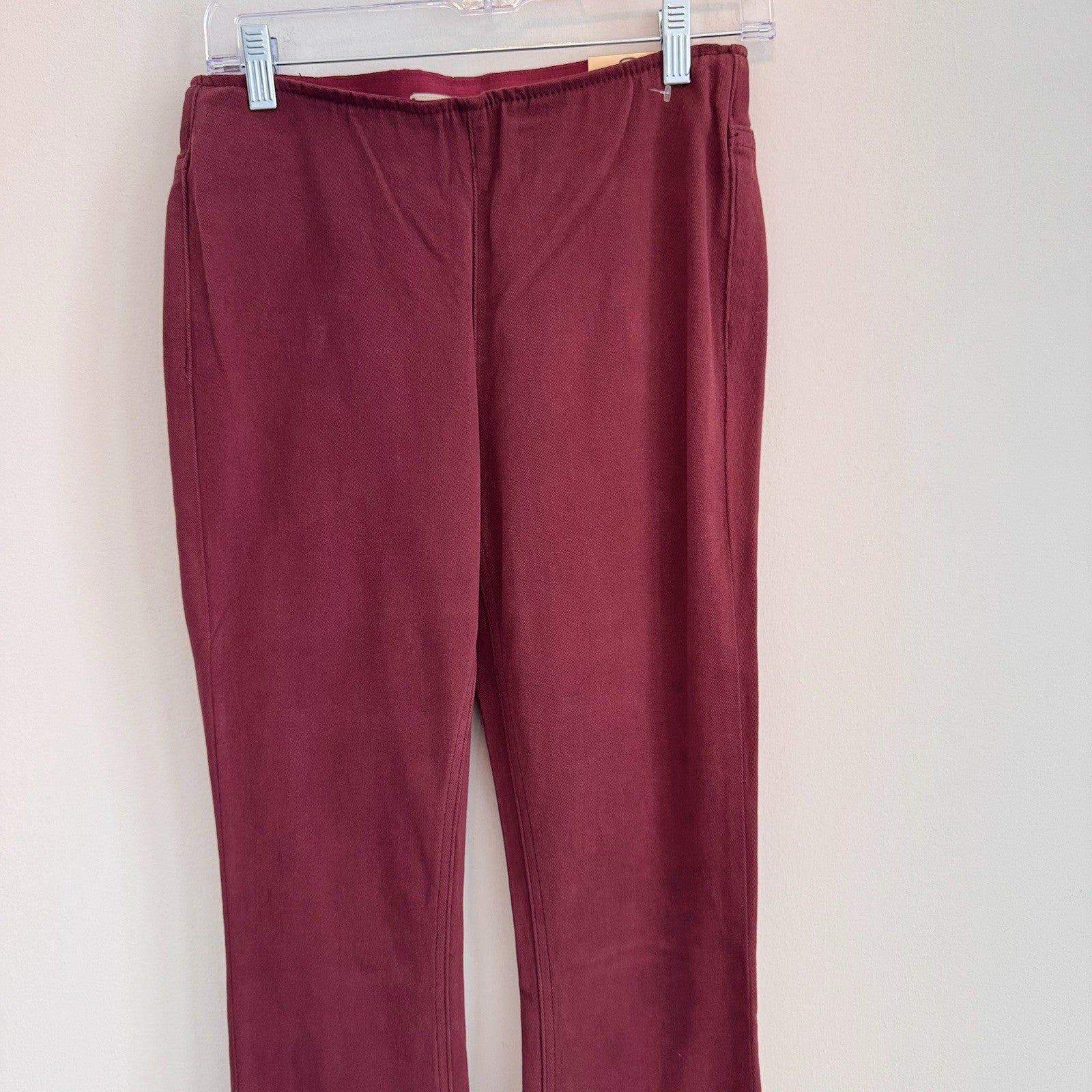 Rock & Roll Denim Bargain Bell Jeans 27x36 Plum High Rise Flare Pull On Stretch