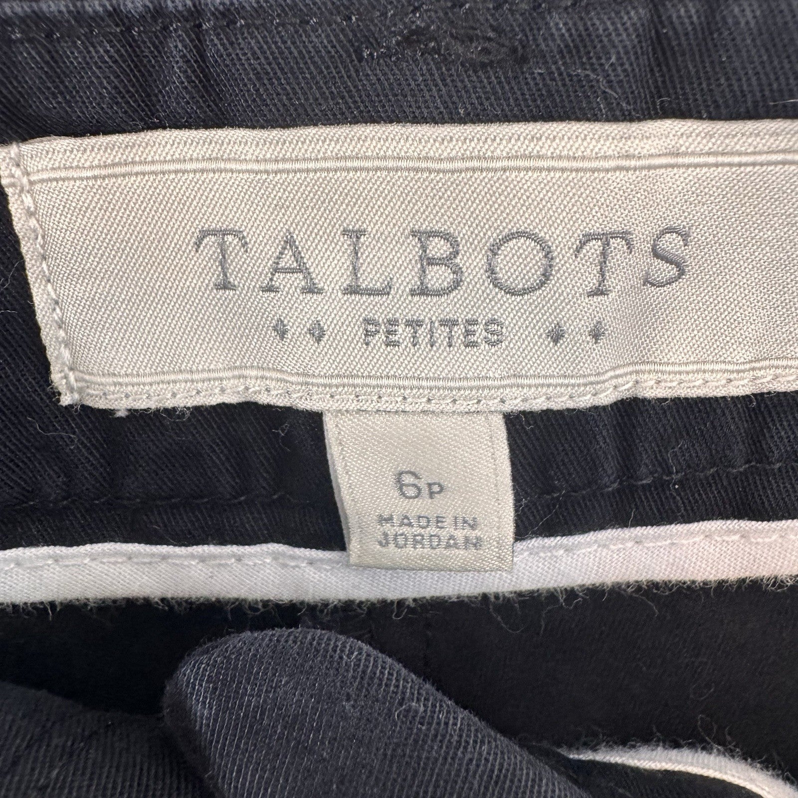 Talbots Petite 6P Lot Dress Skirt Capri Pants 4pc Blue Beige Work Casual