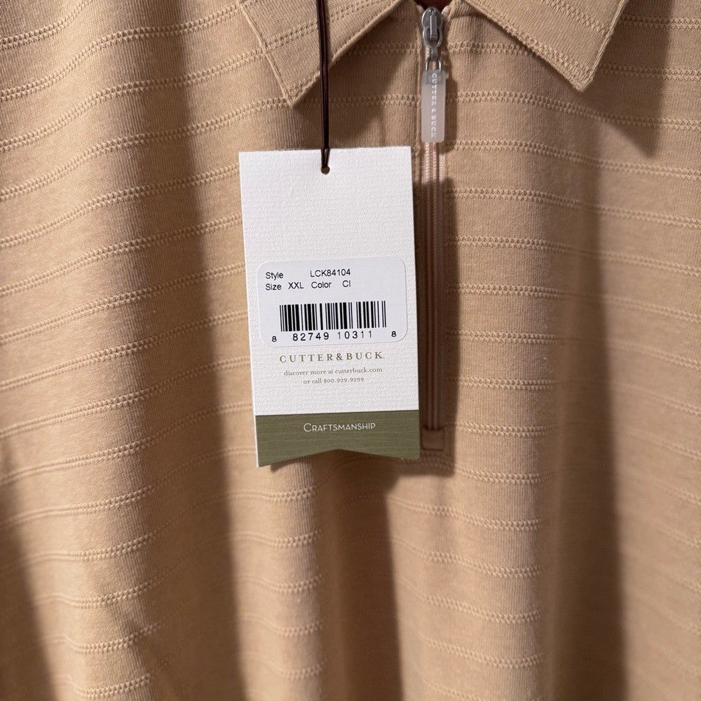 Cutter & Buck San Diego Zip Polo Shirt (XXL)