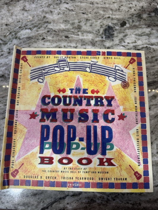Vintage Country Music Pop-up Hardcover Book Country Music Hall Of Fame & Museum