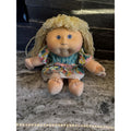 Vintage 1990 First Edition Cabbage Patch Kids Pretty Blonde Hair Blue Eyes