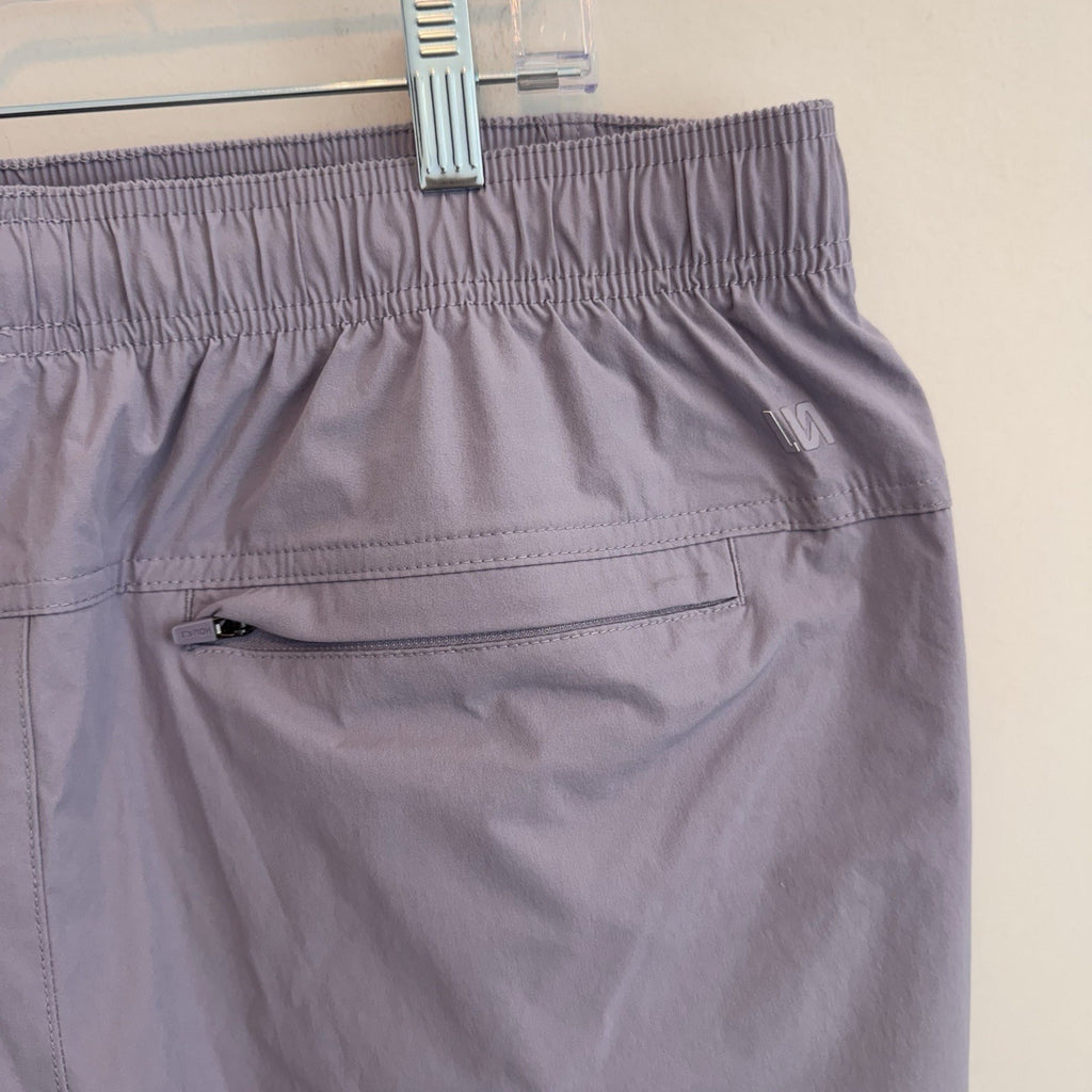 VRST Men's 5" Everyday Short XXL Purple Stone Relaxed Fit Elastic Waist NWT