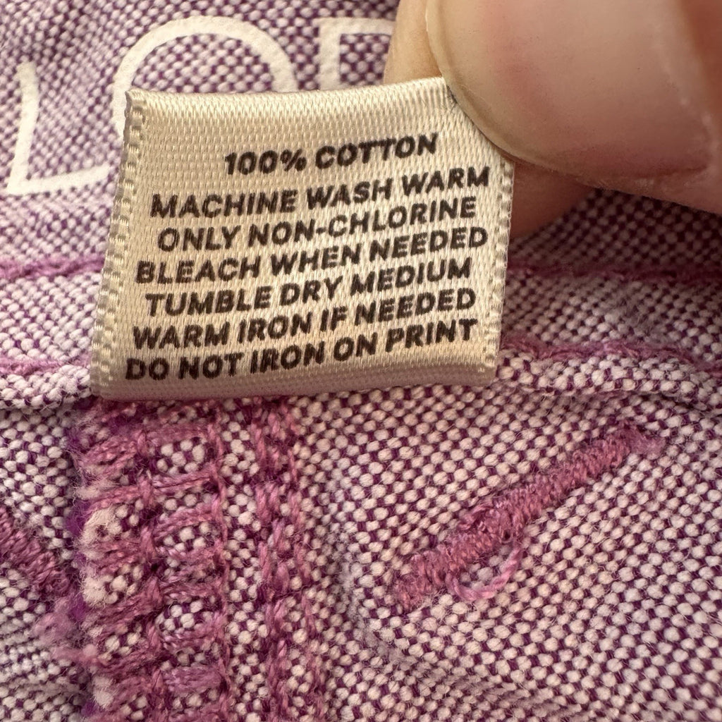 Women’s Ann Taylor LOFT Purple Cotton Shorts Sz 0 Original Casual Preppy