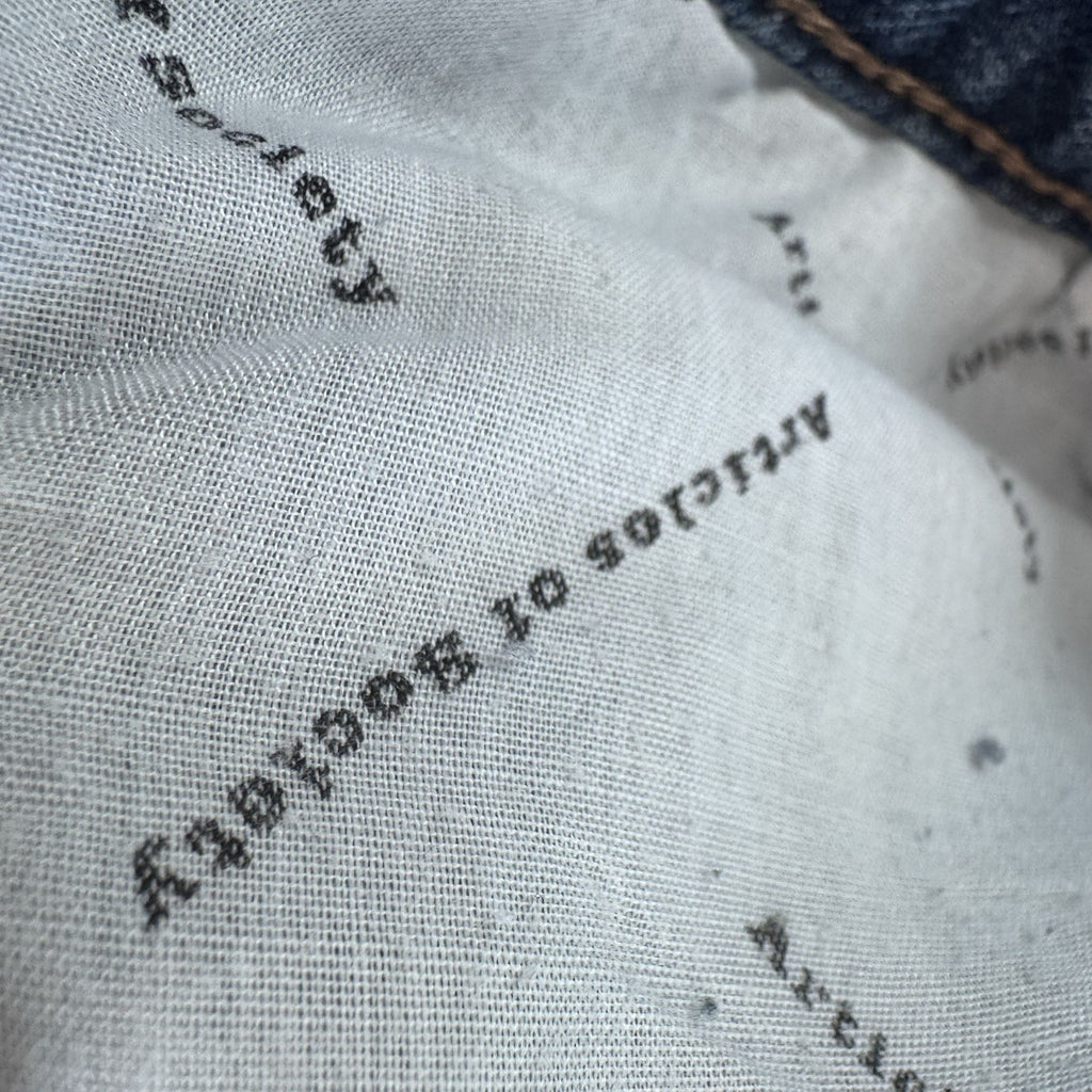 Articles of Society Y2K Distressed Denim Shorts 25 Frayed