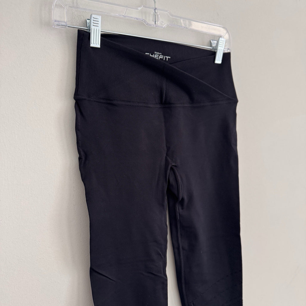 SHEFIT Boss Seamless Leggings Medium M Black High Waisted Compression Yoga Pants