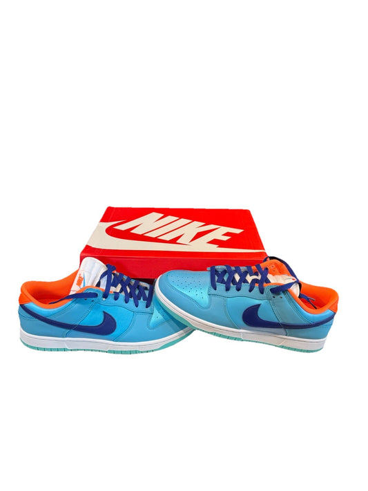 Size 11 - Nike Dunk SE Low Baltic Blue Total Orange