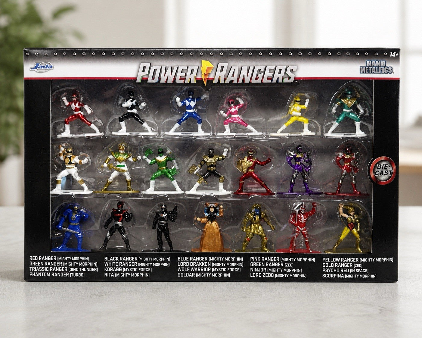 Power Rangers Nano Metalfigs 20 Figure Die-Cast Collector Set Jada Toys NIB