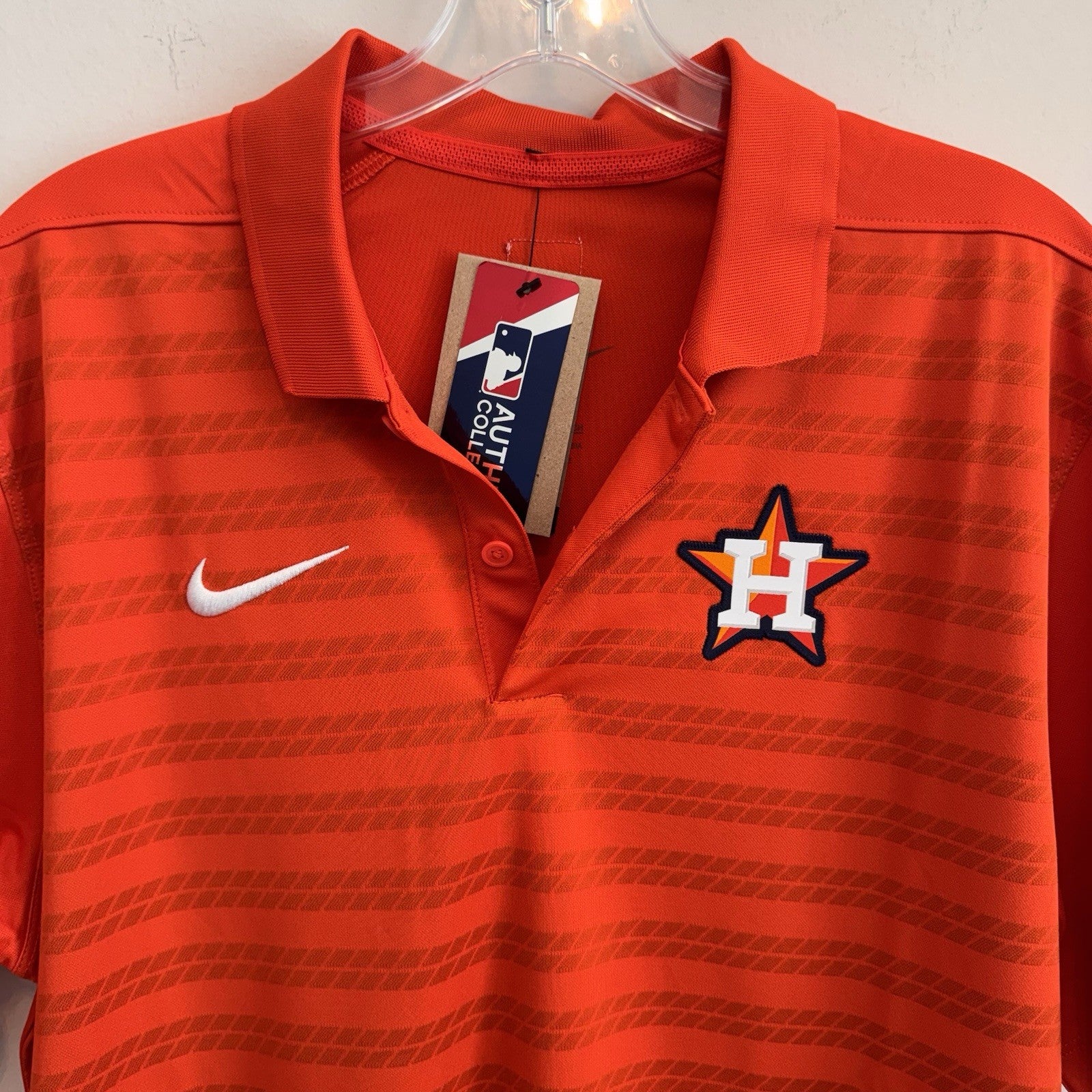 Nike Houston Astros MLB Authentic Collection Dri-Fit Polo Shirt Men’s Small NWT