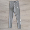 Adidas XS High Rise Leggings Gray Tight Fit Logo NWT