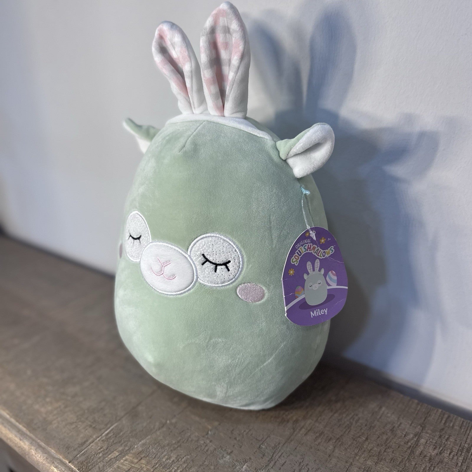 Squishmallows Miley Mint Green Bunny Rabbit Easter Plush 12” NWT Kellytoy