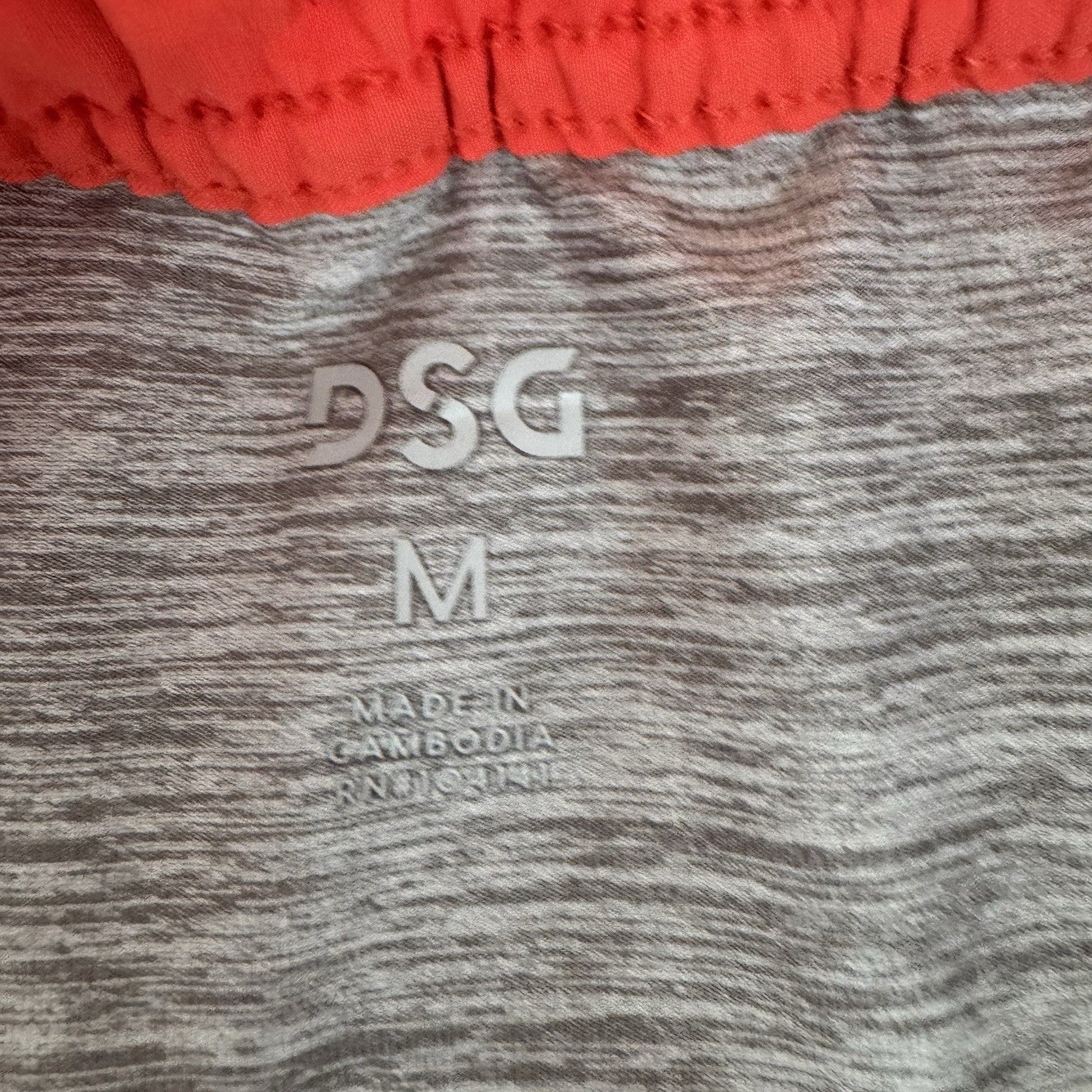 DSG Men's 5" Agility 2-in-1 Shorts M Medium Red Sun NWT Running Gym Lined 5in