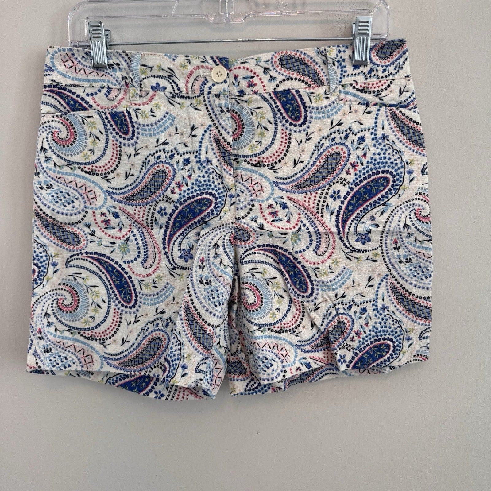 Talbots Women’s Size 8P Pants Shorts Lot 5pc Pink Beige Floral Career