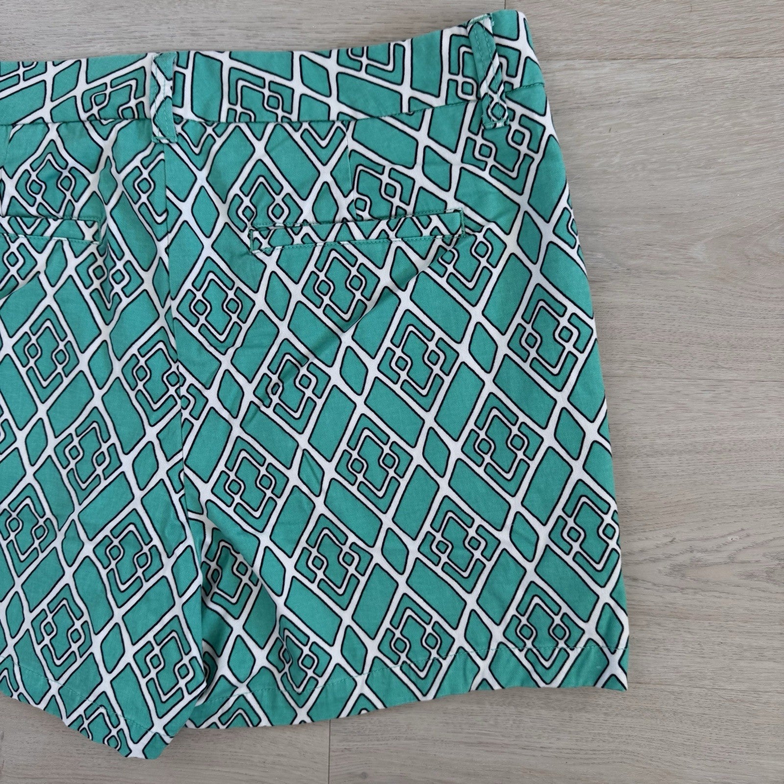 Crown & Ivy Shorts Lot Of 2  Size 14 Geometric & Medallion Print Cotton