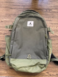 Rare Nike Air Jordan Flight Cordura BackPack Size 29L Retro 4 Military Green