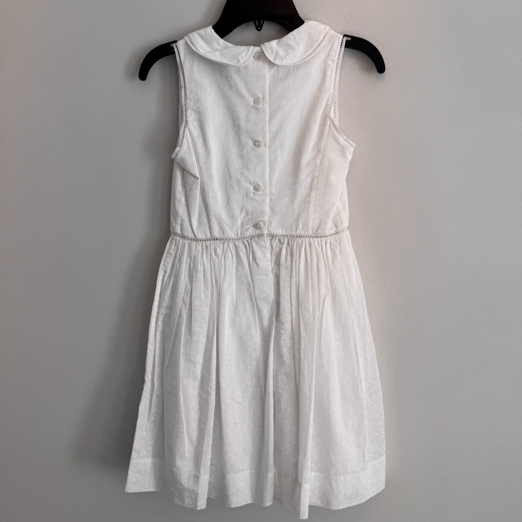 Polo Ralph Lauren Girls White Dress Size 8 Peter Pan Collar NWT  Easter Church