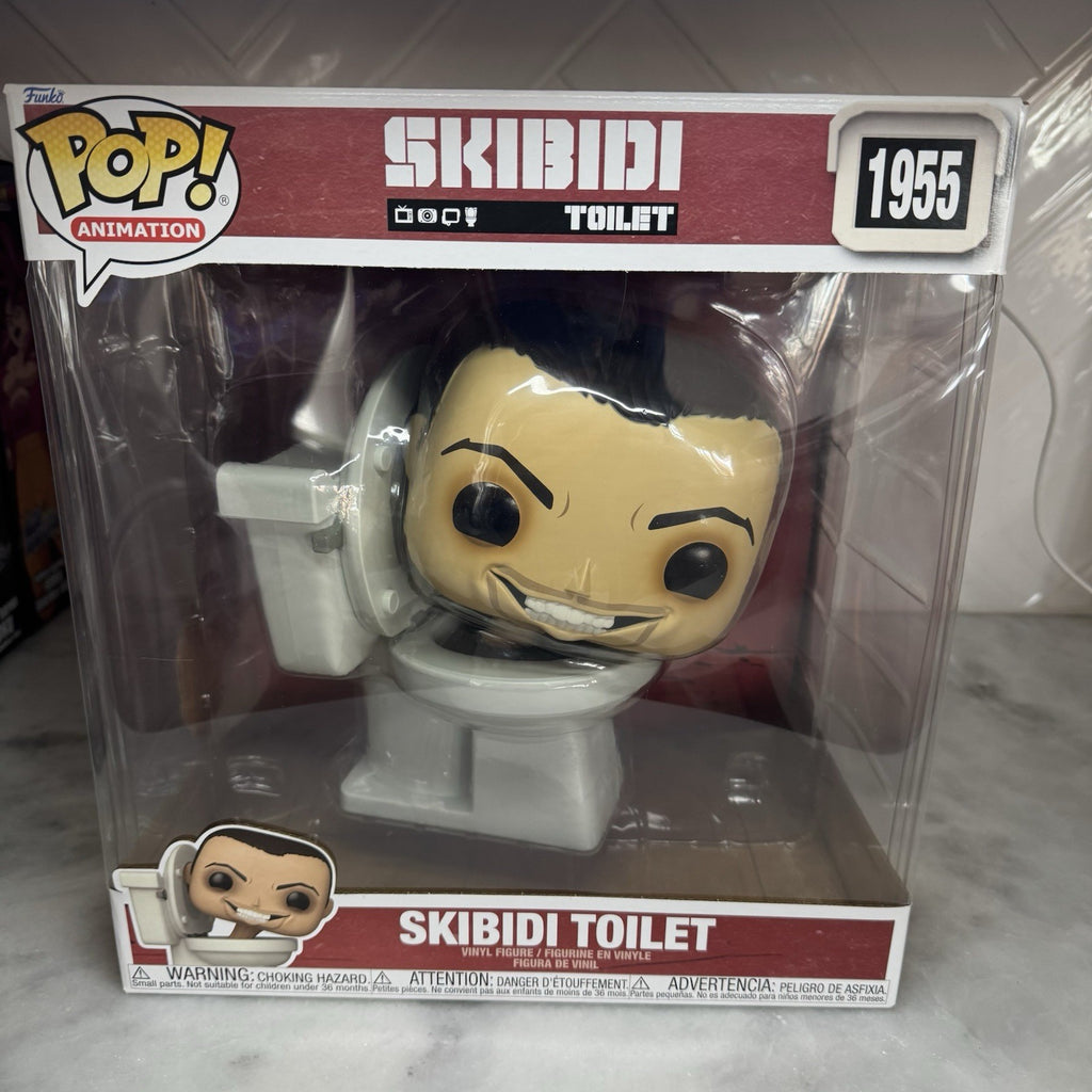 Funko Pop Skibidi Toilet #1955 10” Super Sized Vinyl Figure Animation New In Box