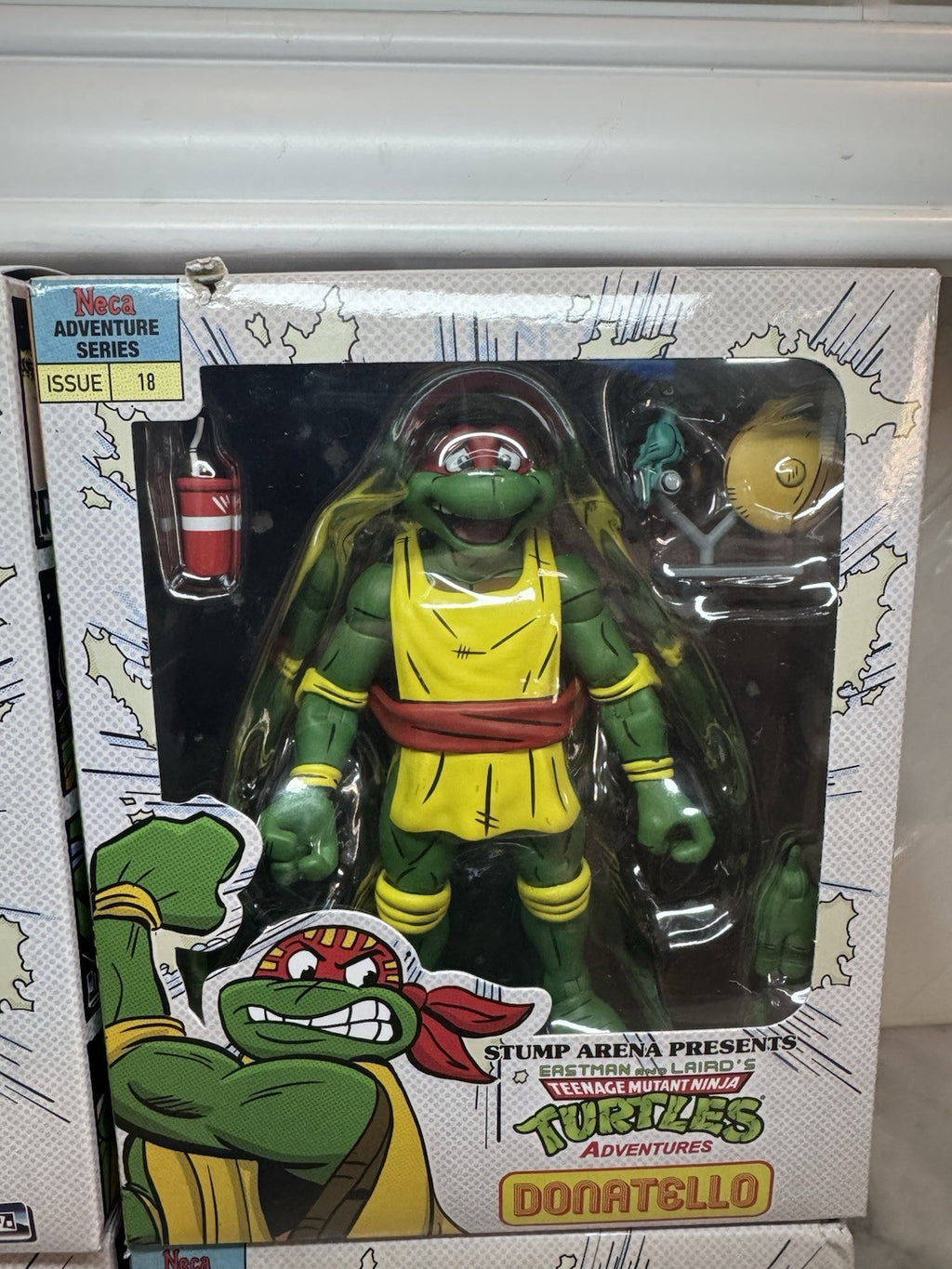 TMNT Adventures 4 Figure Set Raphael Leonardo Donatello Michelangelo Stump Arena